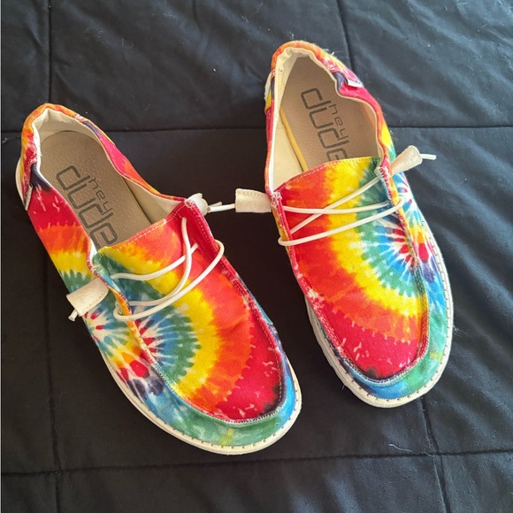 Hey Dude Tie-Dye Flats - Picture 1 of 1